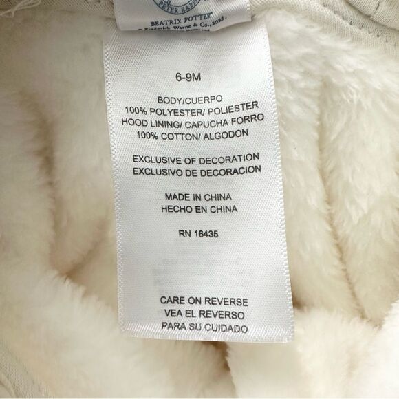 The World of Peter Rabbit Robe Beatrix Potter Infant Newborn Various Sizes - Picture 9 of 9